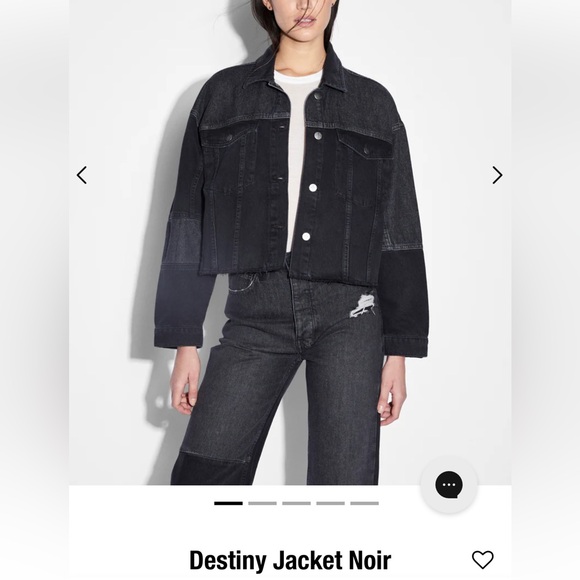 Ksubi destiny denim jacket in noir - Picture 1 of 6